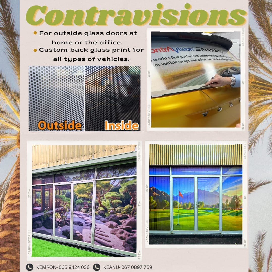 One-Way Vision Contravisions Window Graphics Durban